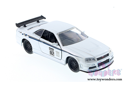 Jada Toys - Metals Die Cast | JDM Tuners&trade; Nissan Skyline GT-R Hardtop (2002, 1/32, diecast model car, Asstd.) 99136WA1