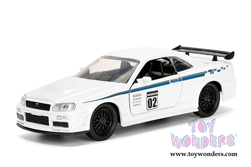 Jada Toys - Metals Die Cast | JDM Tuners&trade; Nissan Skyline GT-R Hardtop (2002, 1/32, diecast model car, Asstd.) 99140DP1
