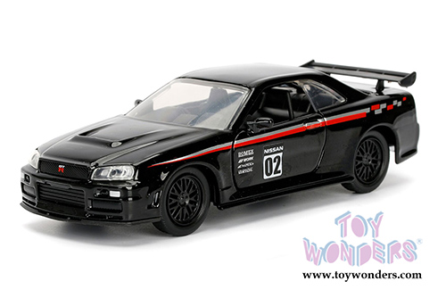 Jada Toys - Metals Die Cast | JDM Tuners&trade; Nissan Skyline GT-R Hardtop (2002, 1/32, diecast model car, Asstd.) 99140DP1