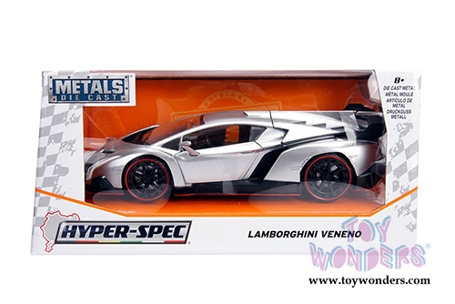 Jada Toys - Metals Die Cast | Hyper-Spec Lamborghini Veneno Hardtop (2017, 1/24, diecast model car, Asstd.) 99325WA1