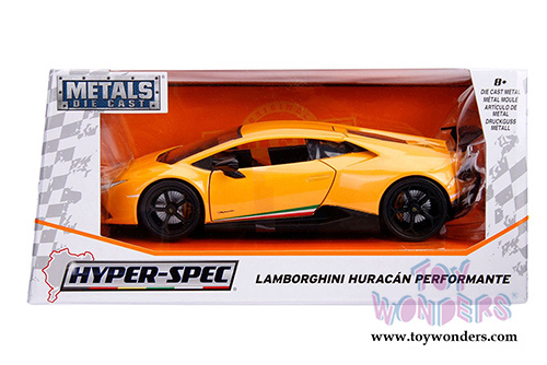 Jada Toys - Metals Die Cast | Hyper-Spec Lamborghini Huracán Performante Hardtop (2017, 1/24, diecast model car, Asstd.) 99355WA1