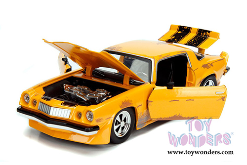 Jada Toys - Hollywood Rides | TRANSFORMERS Chevy&reg; Camaro&reg; Bumblebee&reg; (1977, 1/24, diecast model car, Yellow w/Black) 99383