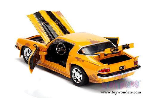 Jada Toys - Hollywood Rides | TRANSFORMERS Chevy&reg; Camaro&reg; Bumblebee&reg; (1977, 1/24, diecast model car, Yellow w/Black) 99383