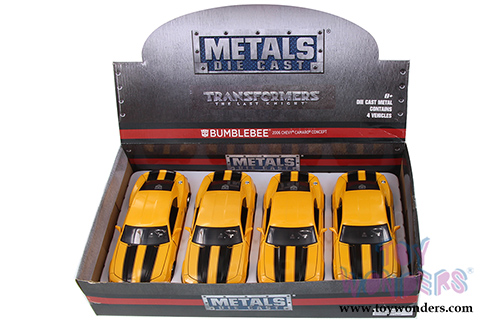 Jada Toys - Metals Die Cast | TRANSFORMERS 5 Chevy Camaro Concept Bumblebee&reg; (2006, 1/24, diecast model car, Yellow w/Black) 99384