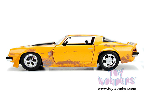 Jada Toys - Metals Die Cast | TRANSFORMERS Chevy Camaro Bumblebee (1977, 1/24, diecast model car, Yellow w/Black) 99385