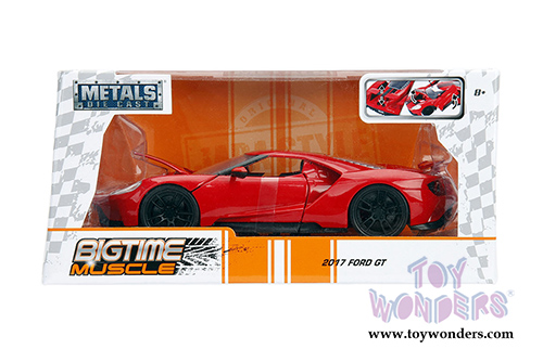 Jada Toys - Metals Die Cast | Bigtime Muscle Ford GT Hard Top (2017, 1/24, diecast model car, Asstd.) 99388WA1