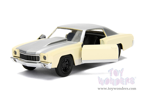 Jada Toys Fast & Furious - Chevrolet® Monte Carlo (1971, 1/32 scale diecast model car, Cream/Silver) 99516