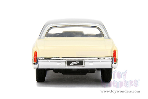 Jada Toys Fast & Furious - Chevrolet® Monte Carlo (1971, 1/32 scale diecast model car, Cream/Silver) 99516