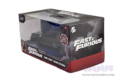 Jada Toys Fast & Furious - Dom's Buick&reg; Grand National&trade; Hardtop (1/32 scale diecast model car, Black) 99523