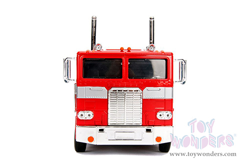 Jada Toys - Hollywood Rides | TRANSFORMERS G1 Autobot Optimus Prime® Truck (1/24, diecast model car, Red w/Blue) 99524