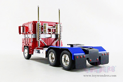 Jada Toys - Hollywood Rides | TRANSFORMERS G1 Autobot Optimus Prime® Truck (1/24, diecast model car, Red w/Blue) 99524