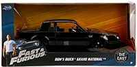 Jada Toys Fast & Furious - Dom's Buick Grand National™ (1/24 scale diecast model car, Black) 99539/4