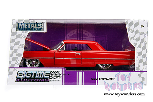 Jada Toys - Metals Die Cast | Bigtime Kustoms Cadillac&reg; Hardtop (1963, 1/24 scale diecast model car, Asstd.) 99550WA1