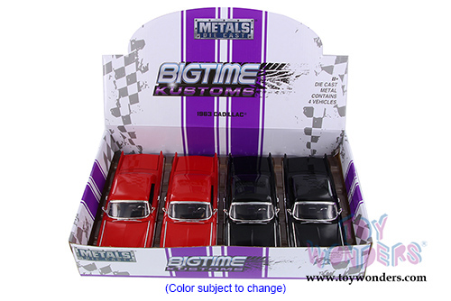 Jada Toys - Metals Die Cast | Bigtime Kustoms Cadillac&reg; Hardtop (1963, 1/24 scale diecast model car, Asstd.) 99552DP1