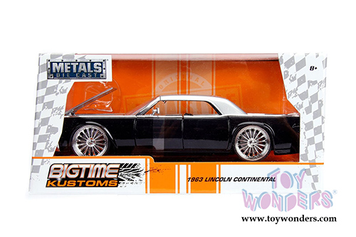 Jada Toys - Metals Die Cast | Lincoln Continental Hardtop (1963, 1/24 scale diecast model car, Asstd.) 99553WA1