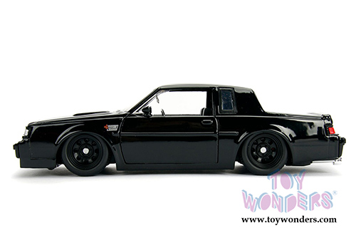 Jada Toys Fast & Furious - Dom's Buick Grand National&trade; (1/24 scale diecast model car, Black) 99559