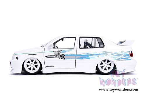Jada Toys Fast & Furious - Jesse's 1995 Volkswagen Jetta Hardtop (1995, 1/24 scale diecast model car, Glossy White) 99591/4