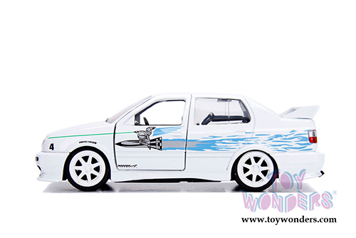 Jada Toys Fast & Furious - Jesse's Volkswagen Jetta Hardtop (1/32 scale diecast model car, White) 99592