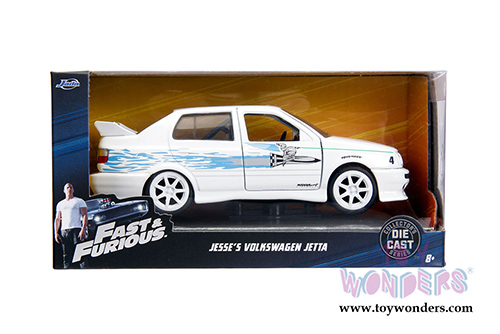 Jada Toys Fast & Furious - Jesse's Volkswagen Jetta Hardtop (1/32 scale diecast model car, White) 99592