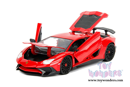 Jada Toys - Metals Die Cast | Hyper-Spec Lamborghini Aventador SV Hard Top (2017, 1/24, diecast model car, Asstd.) 99705WA1