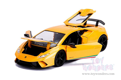 Jada Toys Hyper-Spec - Lamborghini Huracán Perfomante Hardtop (1/24, diecast model car, Yellow) 99707/4