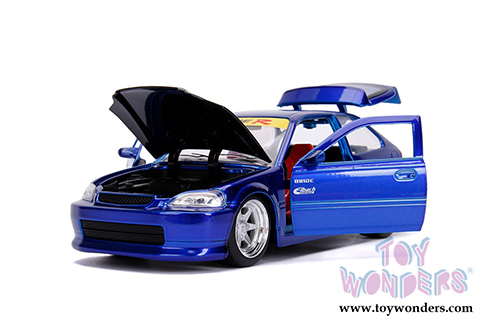 Jada Toys - Metals Die Cast | JDM Tuners&trade; Honda Civic EK Type R (1997, 1/24, diecast model car, Asstd.) 99772DP1