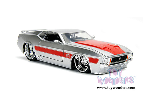 Jada Toys - Metals Die Cast | Big Time Muscle Ford Mustang Mach 1 Hard Top (1973, 1/24 scale diecast model car, Asstd.) 99971WA1