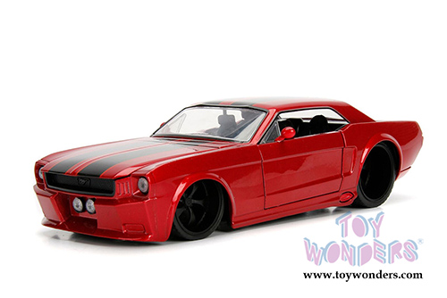Jada Toys - Metals Die Cast | Big Time Muscle Ford Mustang Hardtop (1965, 1/24 scale diecast model car, Asstd.) 99976DP1