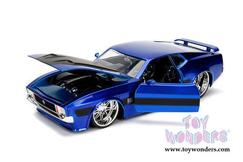 Jada Toys - Metals Die Cast | Big Time Muscle Ford Mustang Mach 1 Hardtop (1973, 1/24 scale diecast model car, Asstd.) 99978DP1
