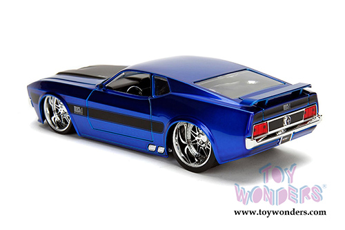 Jada Toys - Metals Die Cast | Big Time Muscle Ford Mustang Mach 1 Hardtop (1973, 1/24 scale diecast model car, Asstd.) 99978DP1