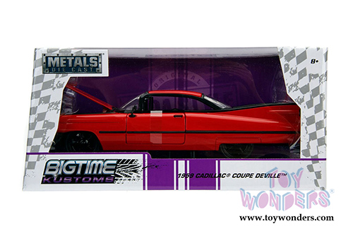 Jada Toys - Metals Die Cast | Bigtime Kustoms Cadillac&reg; Coupe DeVille&trade; Hardtop (1959, 1/24 scale diecast model car, Asstd.) 99989WA1