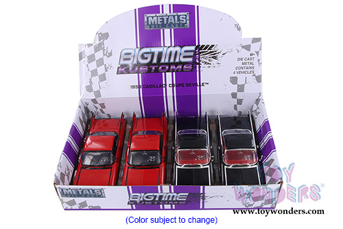 Jada Toys Bigtime Kustoms - Cadillac Coupe Deville Hardtop (1959, 1/24 scale diecast model car, Asstd) 99991DP1