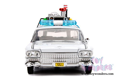Jada Toys - Metals Die Cast | Ghostbusters&trade; Ecto-1&trade; Cadillac Ambulance (1/24 scale diecast model car, White) 99994