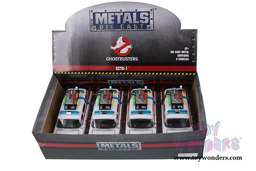 Jada Toys - Metals Die Cast | Ghostbusters&trade; Ecto-1&trade; Cadillac Ambulance (1/24 scale diecast model car, White) 99994