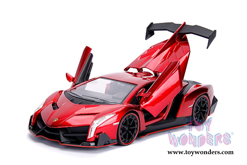 Jada Toys - Metals Die Cast | Hyper-Spec Lamborghini Veneno Hardtop (2017, 1/24, diecast model car, Asstd.) 99997DP1