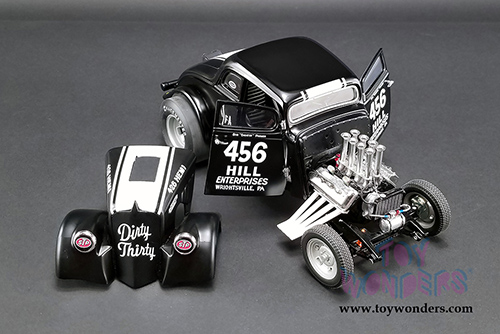 Acme - Gasser #456 Bob Cheater Parmer Dirty Thirty (1933, 1/18 scale diecast model car, Black) A1800913