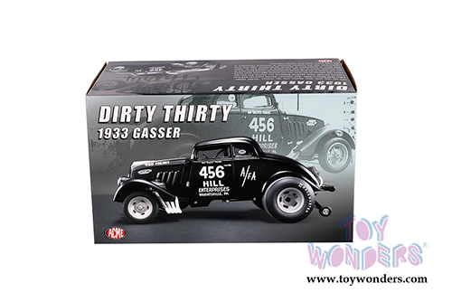 Acme - Gasser #456 Bob Cheater Parmer Dirty Thirty (1933, 1/18 scale diecast model car, Black) A1800913