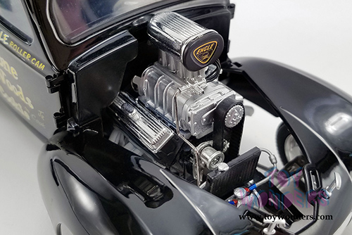 Acme - Stone Woods "Cookie" Willys Gasser (1941, 1/18 scale diecast model car, Black) A1800915