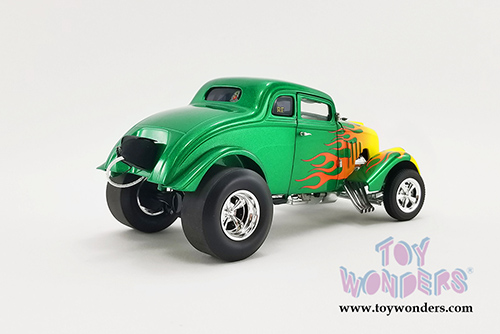 Acme - Rat Fink Willys Gasser (1933, 1/18 scale diecast model car, Green/Yellow) A1800917