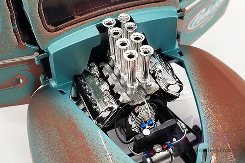 Acme - Pork Chop's Gasser - Alky Hauler (Weathered) (1941, 1/18 scale diecast model car, Green) A1800920