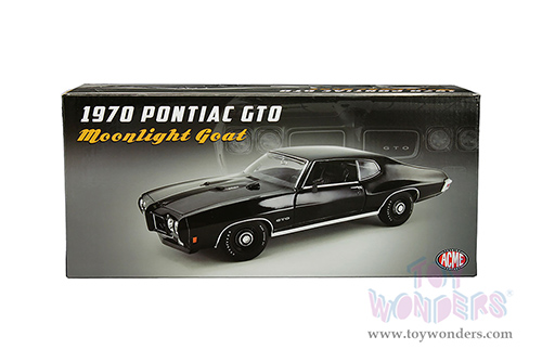 Acme - Pontiac GTO Judge Hardtop - Moonlight Goat (1970, 1/18 scale diecast model car, Black) A1801218