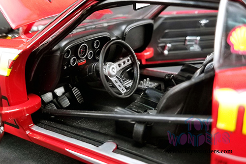 Acme - Ford Mustang Boss 302 Trans Am #102 "Sidchrome" Jim Richards DDA Collectible Series (1969, 1/18 scale diecast model car, Red) A1801829