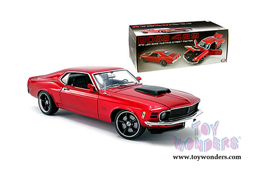 Acme - Ford Boss 429 Mustang Street Fighter Hardtop (1970, 1/18 scale diecast model car, Red) A1801836