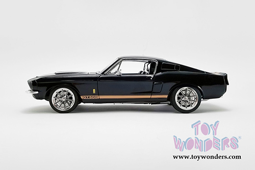 Acme - Ford Mustang Shelby&reg; GT500 Street Fighter Hardtop (1967, 1/18 scale diecast model car, Black/Gold) A1801837