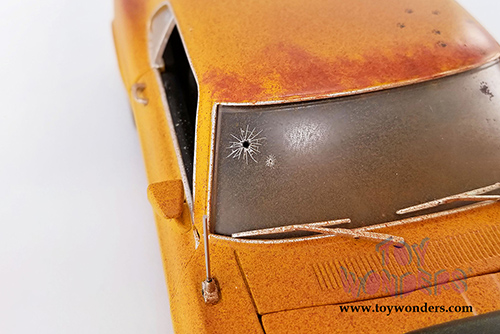 Acme - Ford Mustang Boss 429 - Pork Chop's Barn Find Boss (1970, 1/18 scale diecast model car, Weathered Grabber Orange) A1801838