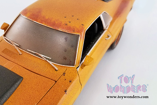 Acme - Ford Mustang Boss 429 - Pork Chop's Barn Find Boss (1970, 1/18 scale diecast model car, Weathered Grabber Orange) A1801838