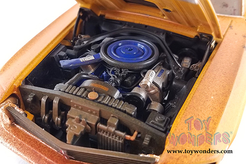 Acme - Ford Mustang Boss 429 - Pork Chop's Barn Find Boss (1970, 1/18 scale diecast model car, Weathered Grabber Orange) A1801838