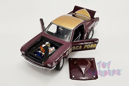 Acme - Ford Mustang A/FX Bill Lawton - Tasca Ford (1965, 1/18 scale diecast model car, Chocolate Brown) A1801839
