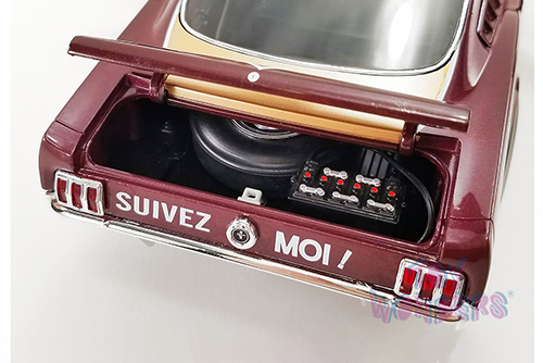 Acme - Ford Mustang A/FX Bill Lawton - Tasca Ford (1965, 1/18 scale diecast model car, Chocolate Brown) A1801839