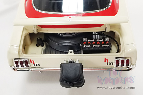 Acme - Ford Mustang A/FX "Holman Moody" (1965, 1/18 scale diecast model car, Red/Cream) A1801855